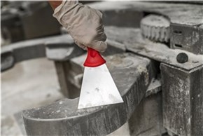 Vikan Stainless Steel Hand Scraper, 100 mm, Blue