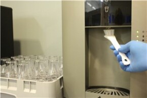 Vikan Detail Brush with Scraping Edge, 150 mm, Hard, Blue