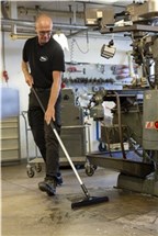 Vikan Floor Squeegee, 400 mm, Black