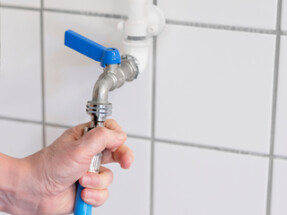 Vikan Hot Water Hose, 1/2" (Q), 10000 mm, Blue