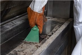 Vikan Nylon Hand Scraper, 100 mm, Blue