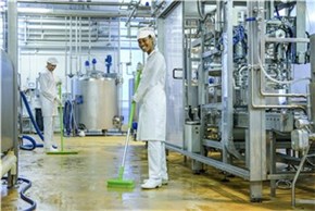 Vikan Aluminum Handle, Ø31 mm, 1310 mm, Blue