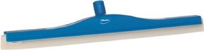 Vikan Revolving Neck Floor squeegee w/Replacement Cassette, 600 mm, Blue