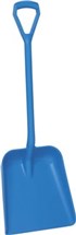 Vikan Shovel, D Grip, 1035 mm, Blue