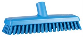 Vikan Deck Scrub, waterfed, 270 mm, Medium, Blue