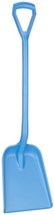 Vikan Shovel, Metal Detectable, D Grip, 1040 mm, Blue