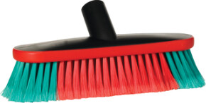 Vikan Vehicle Brush, waterfed, 270 mm, Soft/split, Black