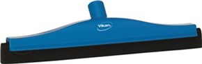 Vikan Floor squeegee w/Replacement Cassette, 400mm,Blue