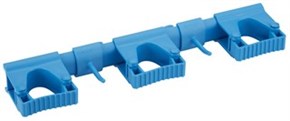Vikan Hygienic Hi-Flex Wall Bracket System, 420 mm, Blue