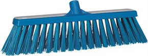 Vikan Broom, 530 mm, Very hard, Blue