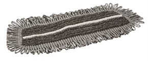 Vikan Damp 47 Dark microfibre mop, Hook & Loop, 25 cm, Grey