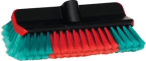 Vikan Washing Brush, waterfed, 275 mm, Soft/split, Black