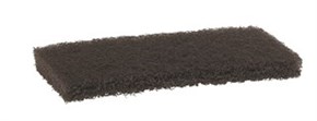 Vikan Pad, stiff, 245 mm, Hard, Brown
