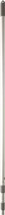 Vikan Aluminium Telescopic Handle, 1480 - 4000 mm, Ø29 mm, Click-on, Grey