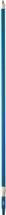 Vikan Aluminum Telescopic Handle, waterfed, w/Metal Nozzle (Q), 1600 - 2780 mm, Ø32 mm, Blue