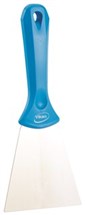 Vikan Stainless Steel Hand Scraper, 100 mm, Blue