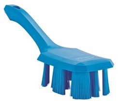 Vikan UST Hand Brush w/short handle, 260 mm, Hard, Blue