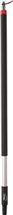 Vikan Aluminum Handle w/Hose Nozzle, waterfed, Ø31 mm, 1025 mm, Black