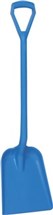 Vikan Shovel, D Grip, 1040 mm, Blue
