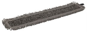 Vikan Wet Scrub mop, Hook & Loop, 60 cm, Grey