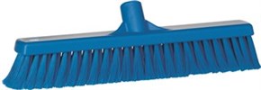 Vikan Broom, 410 mm, Soft/split, Blue