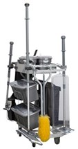 Vikan Restroom Cleaning Package, System Size 60 cm, Grey