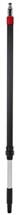 Vikan Aluminium Telescopic waterfed Handle with on/off Click Coupling (C), 1060 - 1600 mm, Ø32 mm, Black