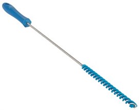 Vikan Tube Brush, Ø10 mm, 500 mm, Hard, Blue