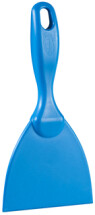 Vikan Hand Scraper, Metal Detectable, 102 mm, Blue