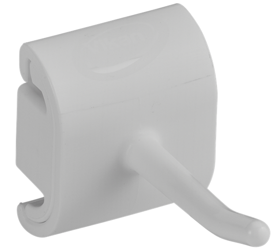 Hygienic Wall Bracket, Single Hook Module, 41 mm, White
