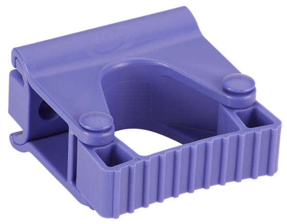 Hygienic Wall Bracket, Grip Band Module, 82 mm, Purple
