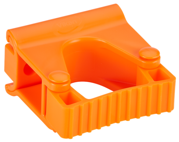 Hygienic Wall Bracket, Grip Band Module, 82 mm, Orange