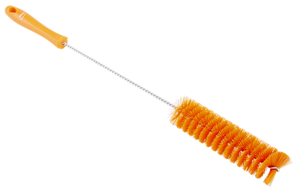 Tube Brush, Ø40 mm, 500 mm, Hard, Orange
