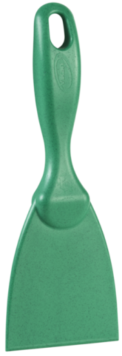 Hand Scraper, Metal Detectable, 75 mm, Green