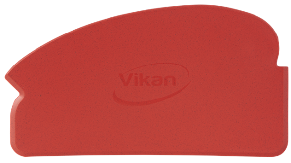 Hand Scraper, flexible, Metal Detectable, 165 mm, Red