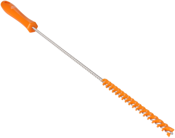 Tube Brush, Ø10 mm, 500 mm, Hard, Orange