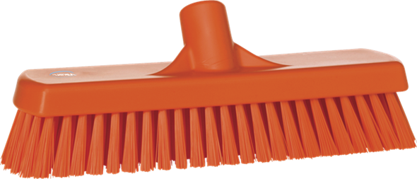 Wall-/Floor Washing Brush, 12.01", Stiff, Orange