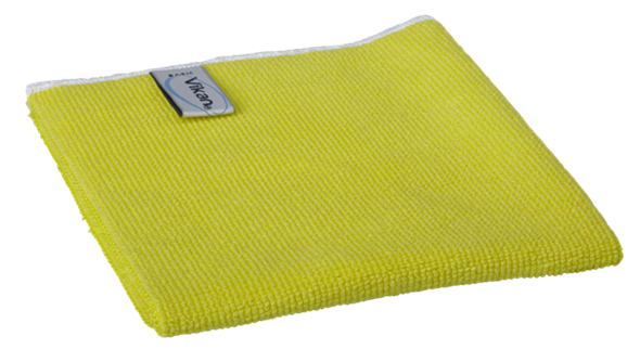 Basic microfibre cloth, 40 x 40 cm, Yellow