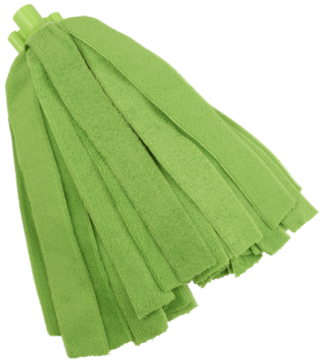 Microfibre socket mop, 200g, Green
