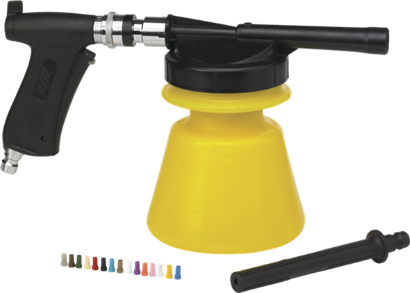 Foam sprayer incl. jet spray, 1/2"(Q), 1.4 Litre, Yellow