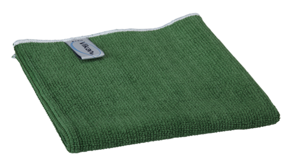 Basic microfibre cloth, 32 x 32 cm, Green