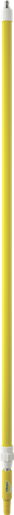 Aluminium Telescopic Water fed Handle with metal coupling (Q), 62.99 - 109.45", Ø1.26, Yellow