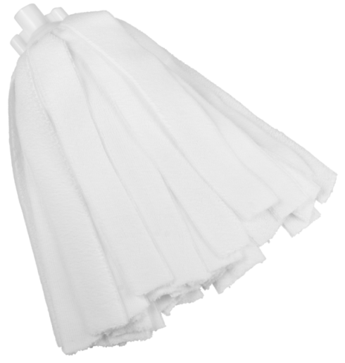 Microfibre socket mop, 200g, White