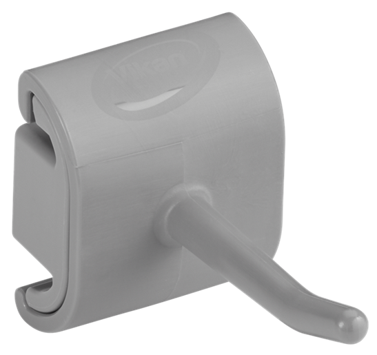 Hygienic Wall Bracket, Single Hook Module, 41 mm, Grey