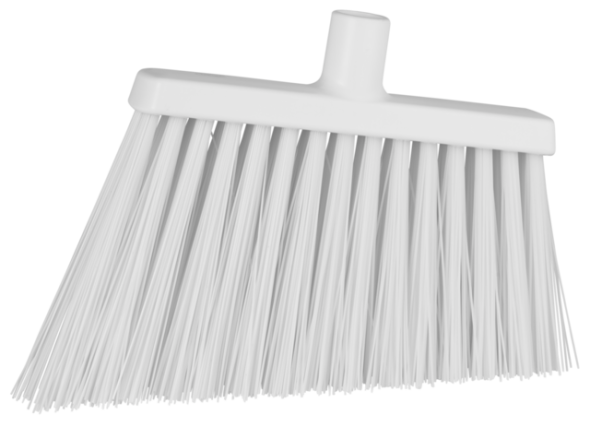 Broom, Angle Cut, 290 mm, Very hard, White