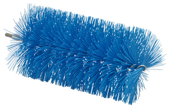 Tube Brush f/flexible handle 53515 or 53525, Ø90 mm, 200 mm, Medium, Blue