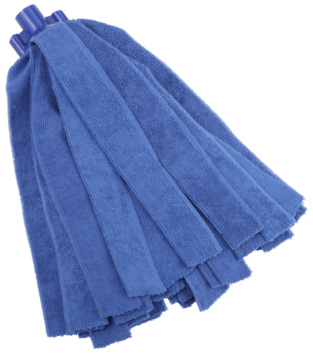 Microfiber socket mop, 200g, Blue