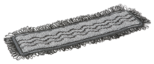 Damp 42 Dark microfibre mop, Pocket, 40 cm, Grey