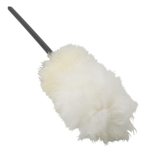 Plumero de mano de lana sintética suave, plumero doméstico para