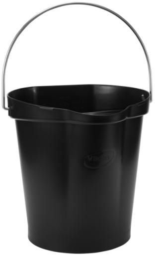 Bucket, 12 Litre, Black